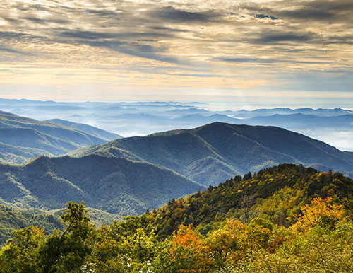 Photograph of Blue Ridge Mountains