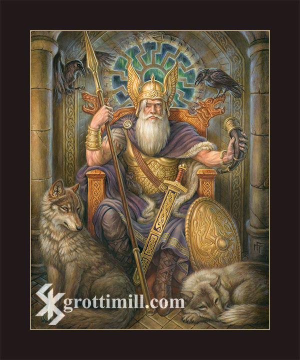 Allfather Odin painting image