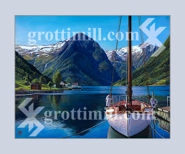 Balestrand: On the Fjord Painting image