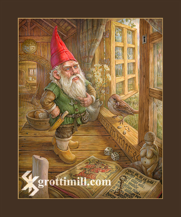 Tomten (The Gnome) Painting image